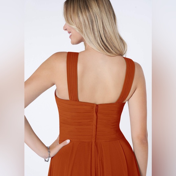 Never worn Azazie Maive Paprika Bridesmaid Dress. Good for wedding/formal event! - Picture 6 of 6